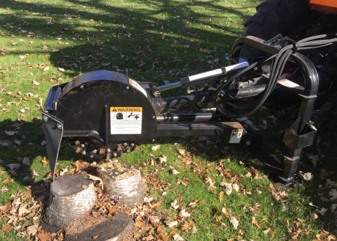 3-Point PTO Stump Grinder Before Use