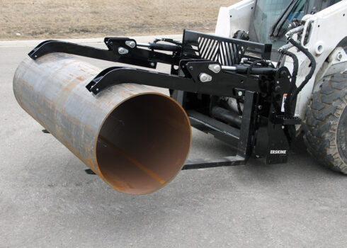 pipe grapple fork large pipe left angle