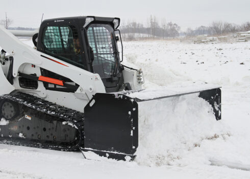 snow pusher right side angle